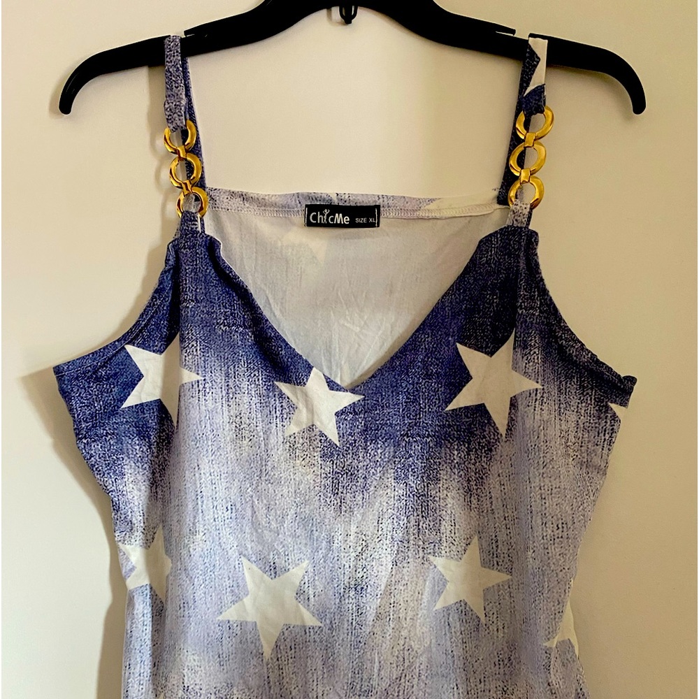 Starred tank top